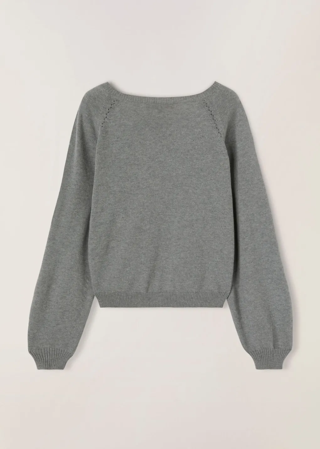 Sweat-Shirt A Col Rond Cocooning Ajour