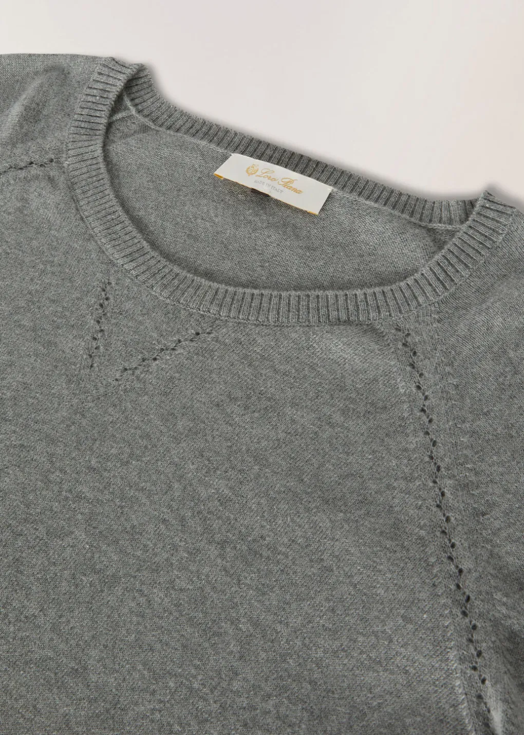 Sweat-Shirt A Col Rond Cocooning Ajour